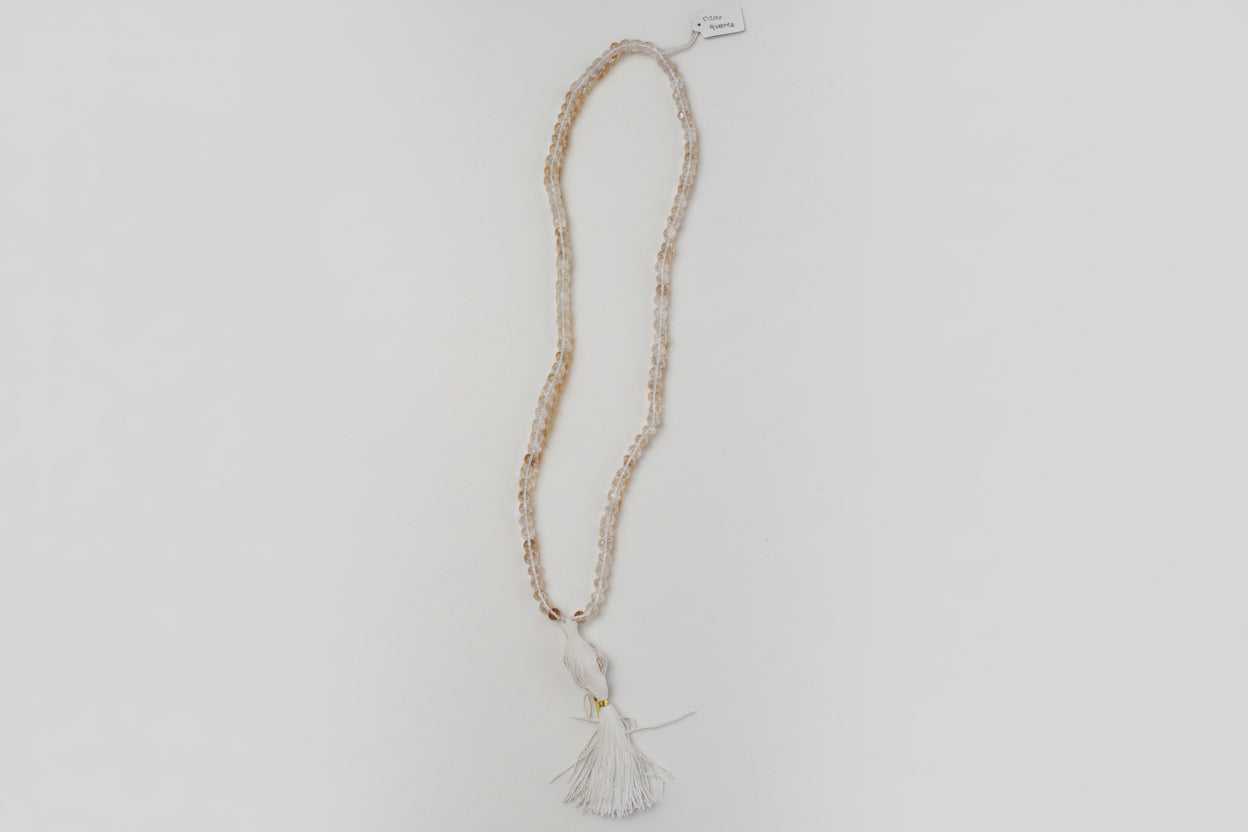 Clear Quartz Mala - Crafted for Spiritual Connection