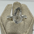 Sterling Silver Herkimer Diamond Ring - Size 10 - Clarity, Intuition & Alignment