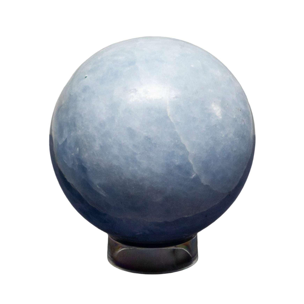 Blue Calcite Spheres 72-93mm