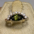 Green Tourmaline Ring Size 6 (02.7052)
