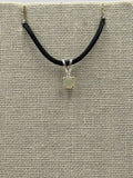 Sterling Silver Round Ethiopian Opal Pendant
