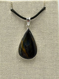 Sterling Silver Teardrop Pietersite Pendant