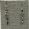 Sterling Silver Triple Cascade Ethiopian Opal Dangle Earrings