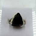 Sterling Silver Split Banded Moldavite Ring - Size 7 - Transformation, Growth & Awakening