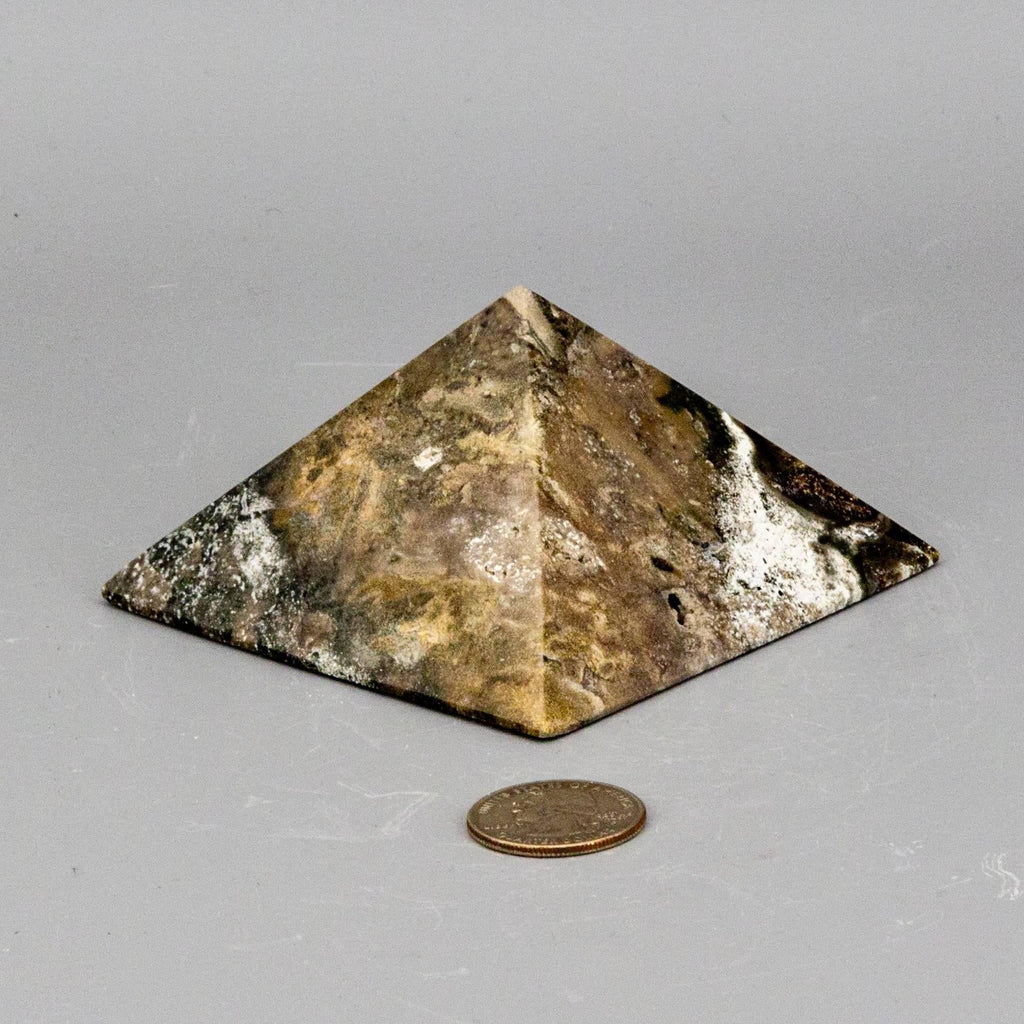 Ocean Jasper Pyramid - 356g (3.5 inch)