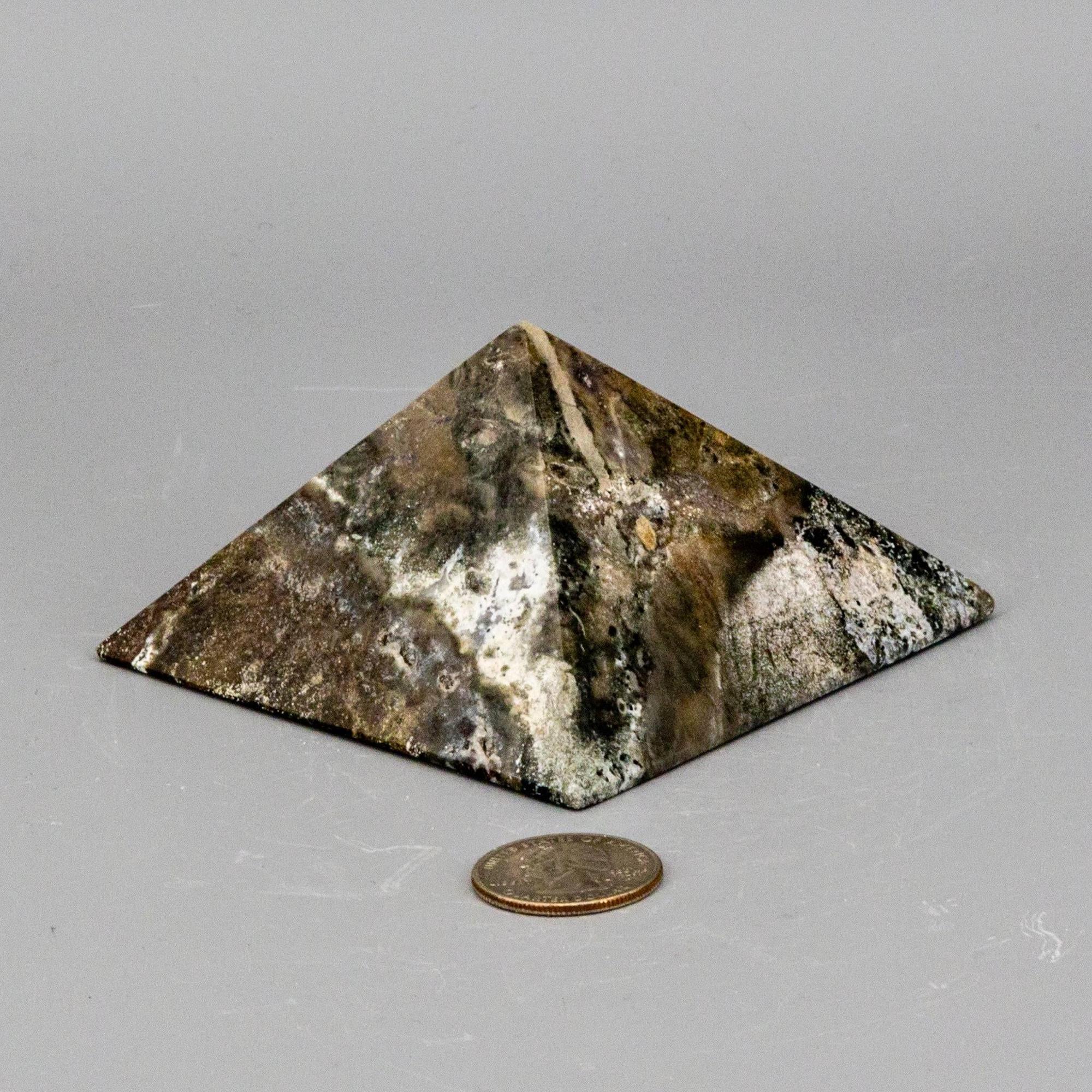 Ocean Jasper Pyramid - 356g (3.5 inch)