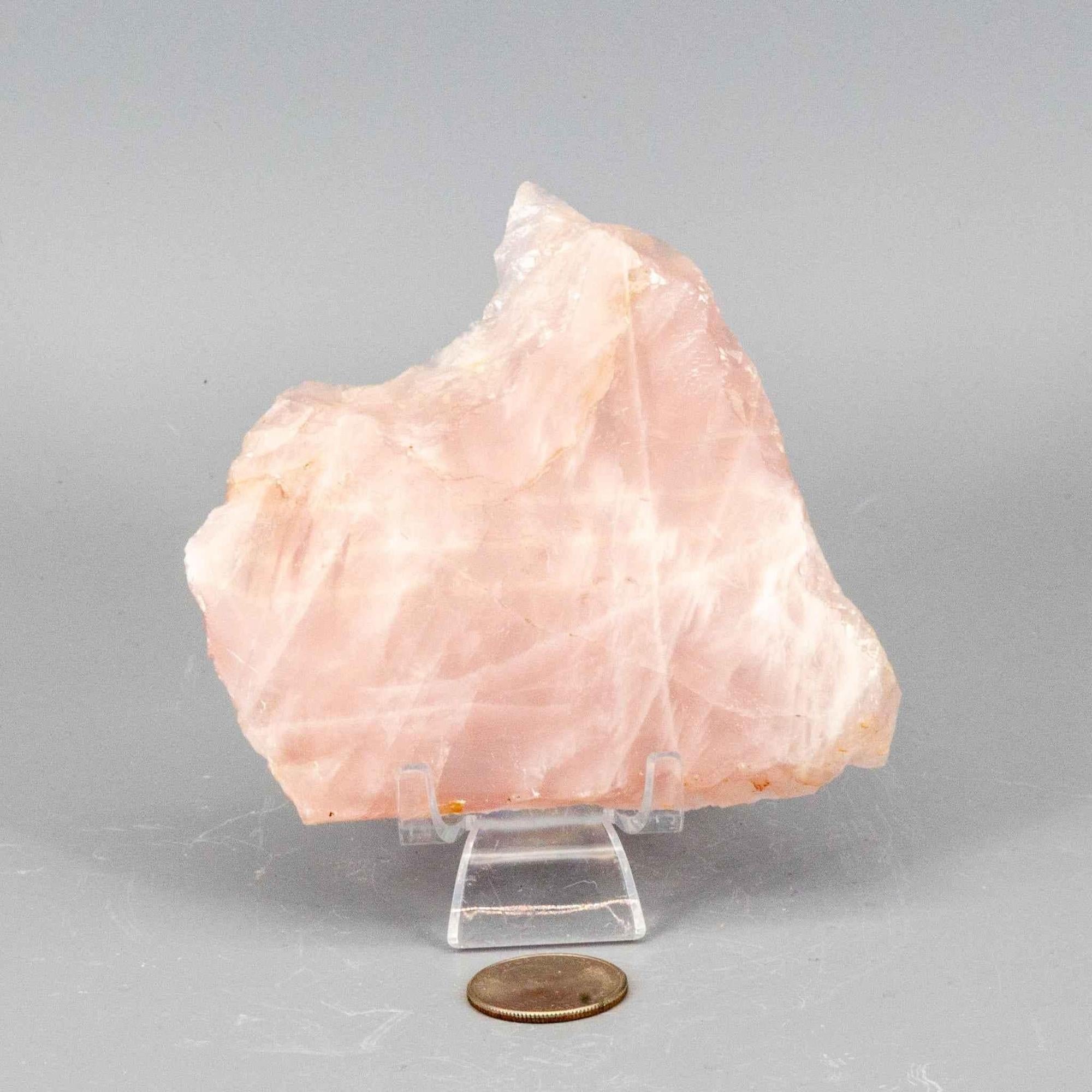 Rose Quartz Slice, Polished Crystal