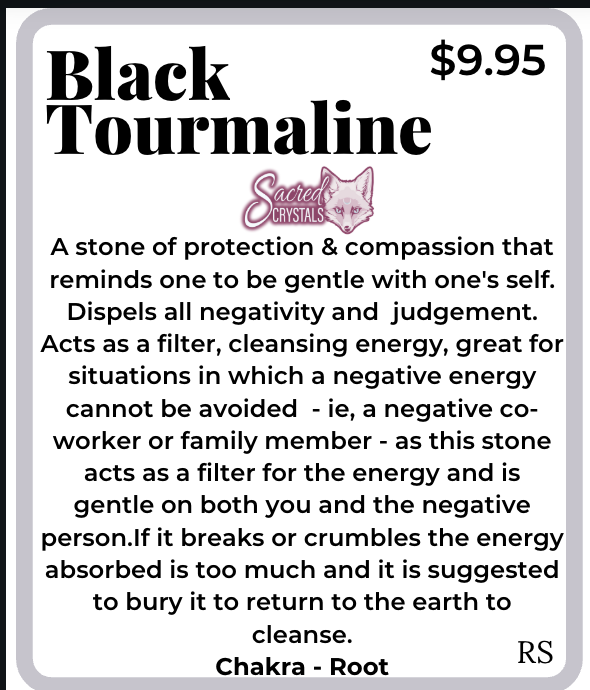 Rough Black Tourmaline – Raw Stone from India