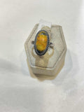 Bumblebee Jasper Ring Size 9 "Divine Omen"
