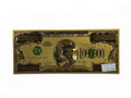 Gold Million Dollar Bill