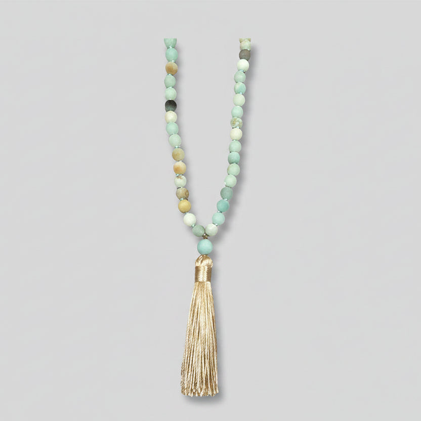 Amazonite Mala Necklace