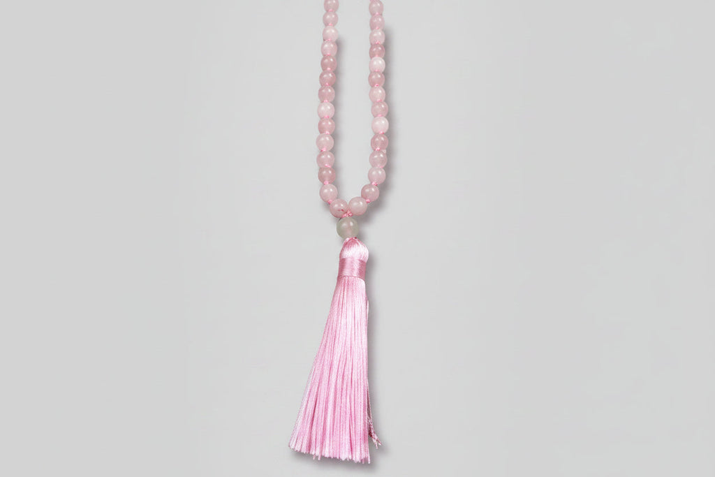 Rose Quartz Mala Necklace