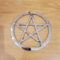 Plated Brass Pentacle Alter Tiles - Large